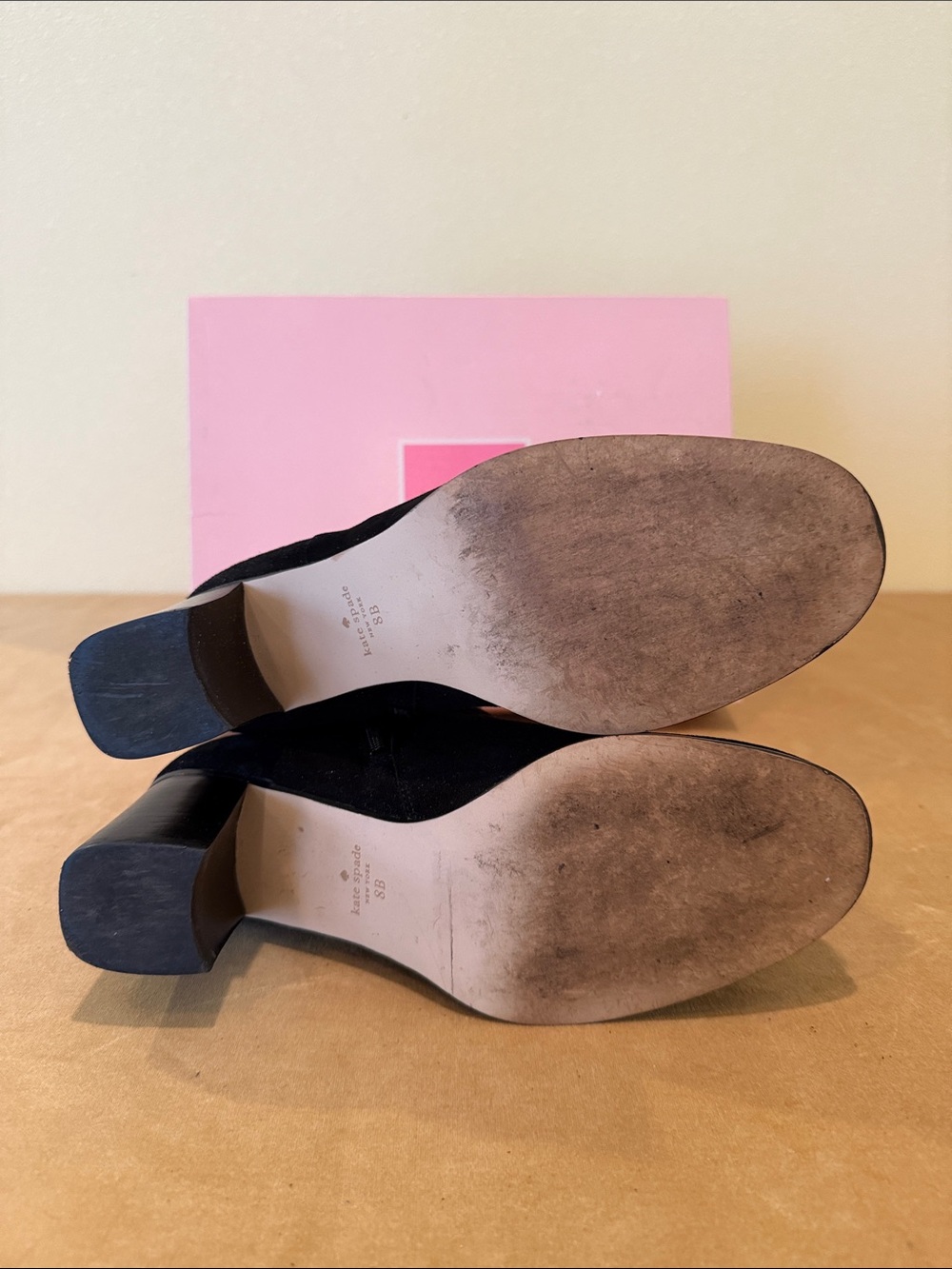 kate spade Morgan Black Suede Ankle Boots - Picture 4 of 4